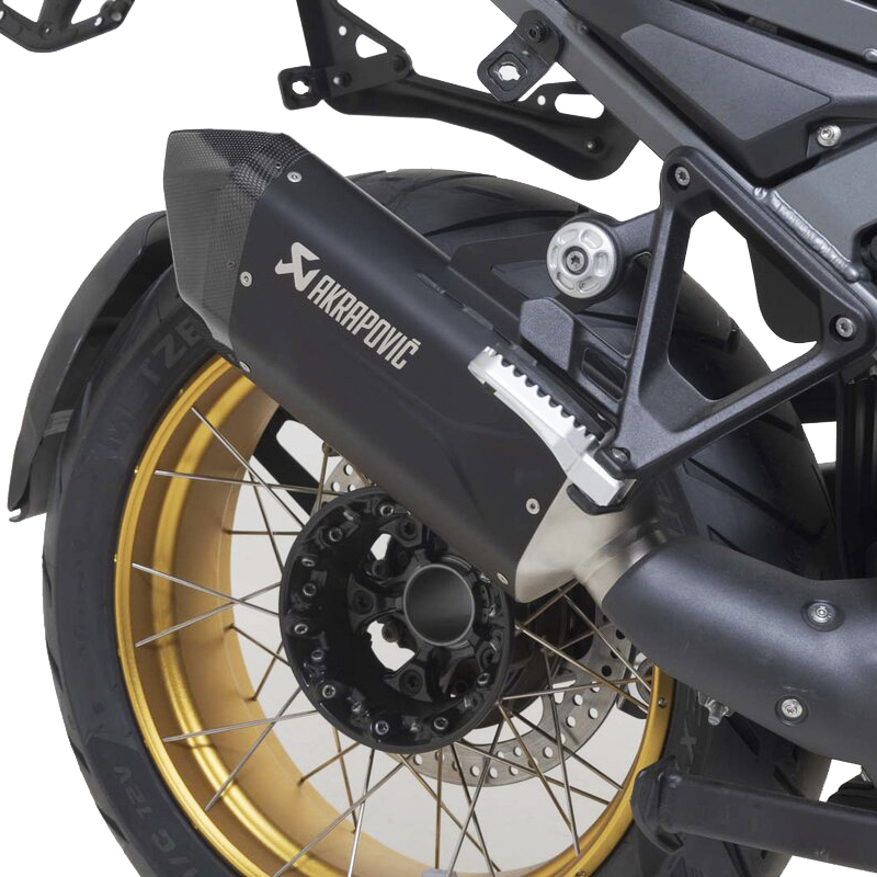 PACK MALETAS LATERALES + ESCAPE AKRAPOVIC + SOPORTES SW-MOTECH BMW KFT.07.976.72000/S