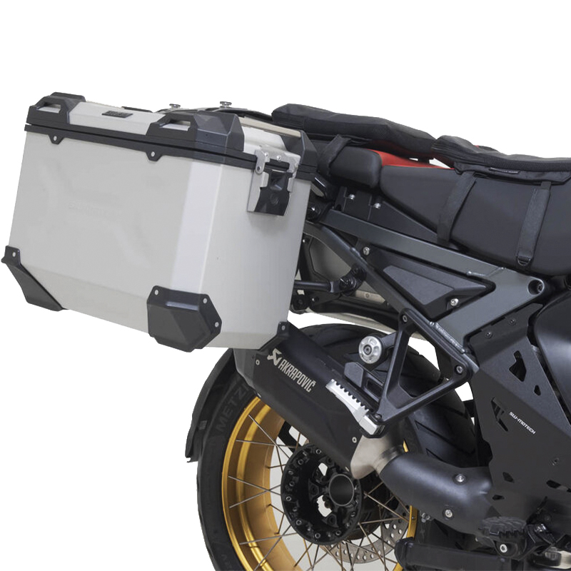 PACK MALETAS LATERALES + ESCAPE AKRAPOVIC + SOPORTES SW-MOTECH BMW KFT.07.976.72000/S