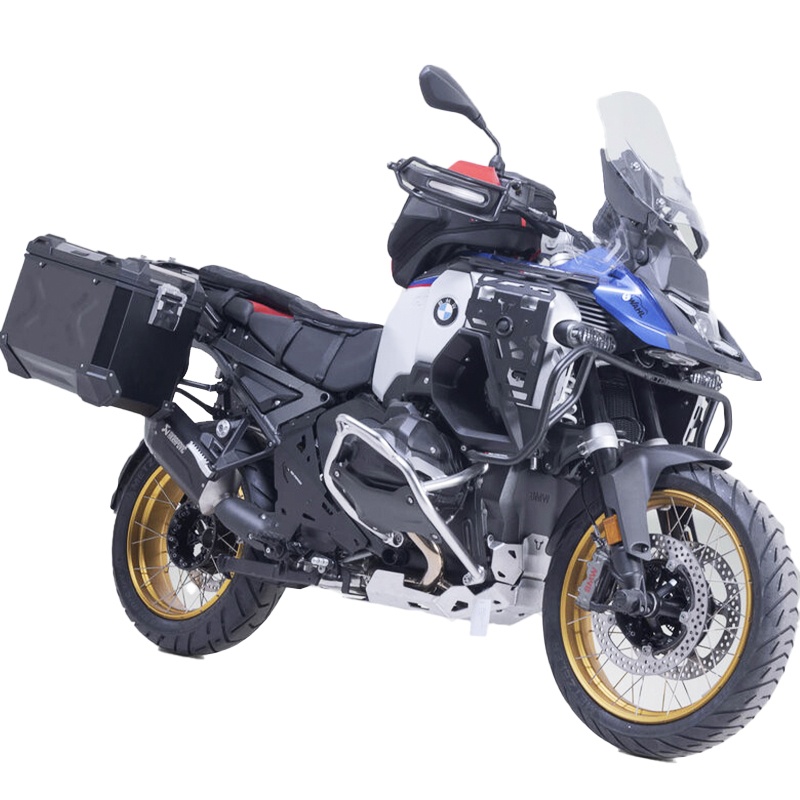 PACK MALETAS LATERALES + ESCAPE AKRAPOVIC + SOPORTES SW-MOTECH BMW KFT.07.976.72000/B