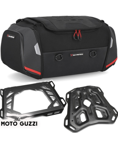 PACK SW-MOTECH BOLSA RACKPACK + PORTAEQUIPAJE + EXTENSION GUZZI GPT.17.038.30000