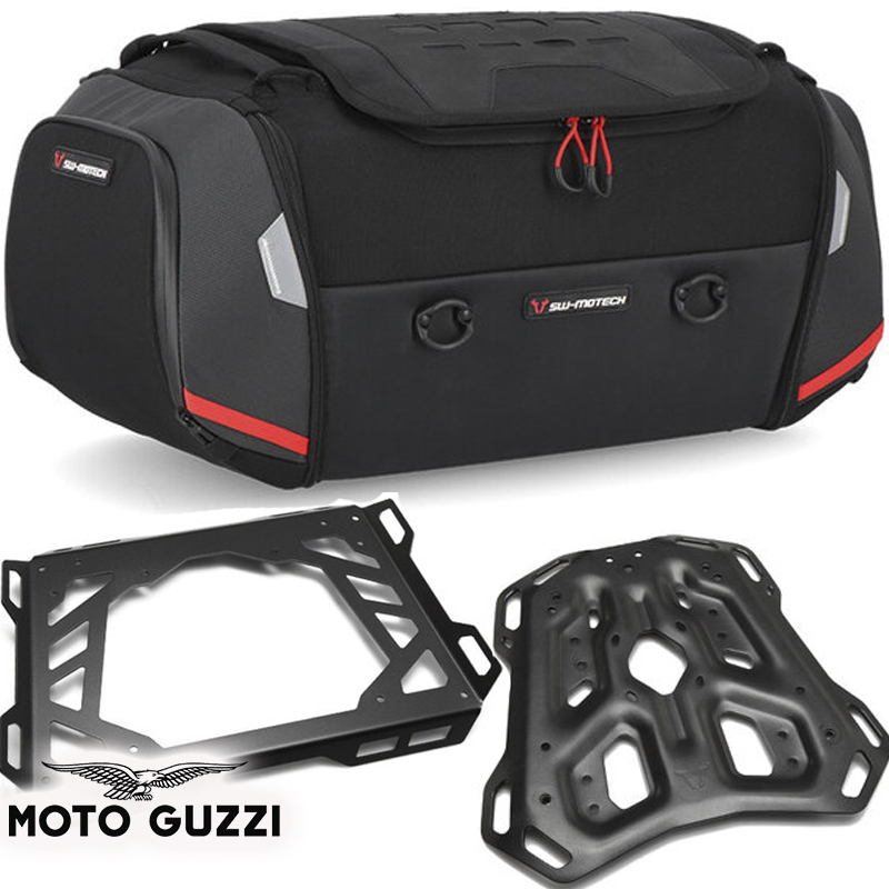 PACK SW-MOTECH BOLSA RACKPACK + PORTAEQUIPAJE + EXTENSION GUZZI GPT.17.038.30000