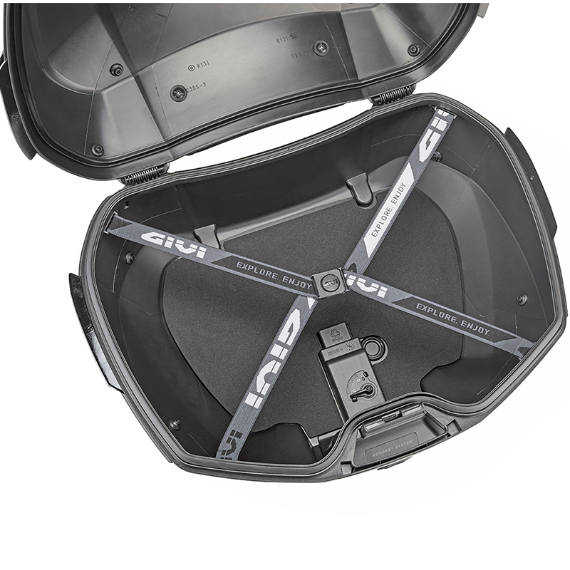 MALETA GIVI MAXIA V49N AIR CATADIOPTRICO ROJO