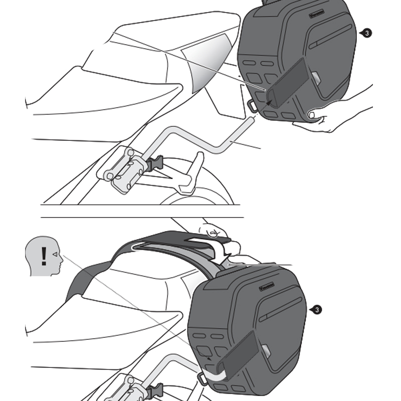 PACK SW-MOTECH DE ALFORJAS Y SEPARADORES PRO BLAZE H BMW BC.HTA.07.740.35600