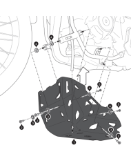 CUBRECARTER SW-MOTECH ENGINE GUARD CFMOTO MSS.10.625.10000/B