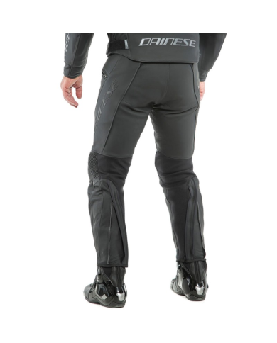 PANTALONES DAINESE PONY 3 PIEL BLACK-MATT TALLAS ESPECIALES