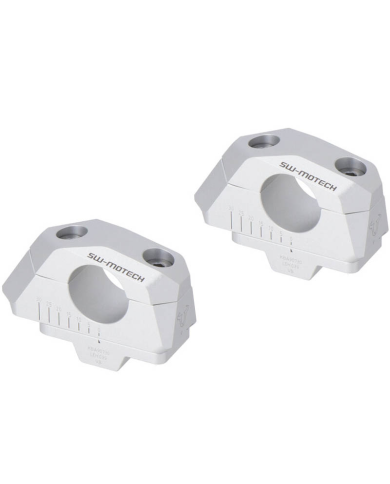 ACERCADOR PARA MANILLAR DE 28MM VARIABLE SW-MOTECH LEH.00.039.31000/S GREY