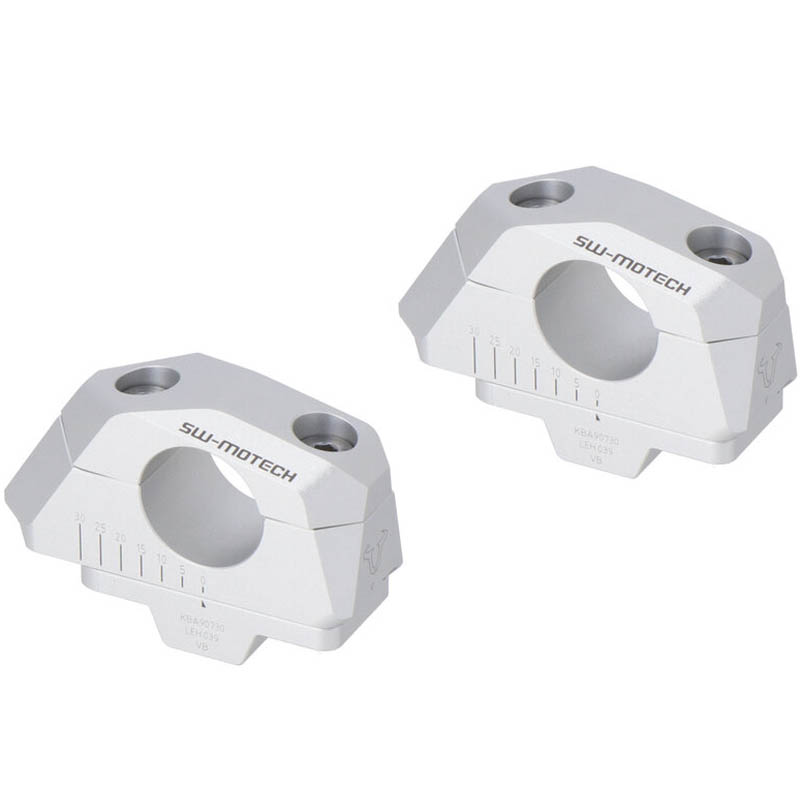 ACERCADOR PARA MANILLAR DE 28MM VARIABLE SW-MOTECH LEH.00.039.31000/S GREY