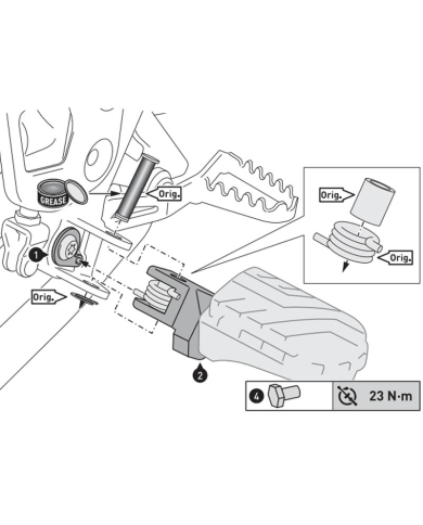 KIT REPOSAPIES SW-MOTECH ION BMW FRS.07.011.10302/B