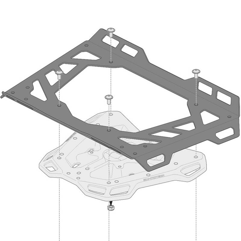 EXTENSION PARA PORTAEQUIPAJE SW-MOTECH ADVENTURE-RACK GPT.00.152.35500/B