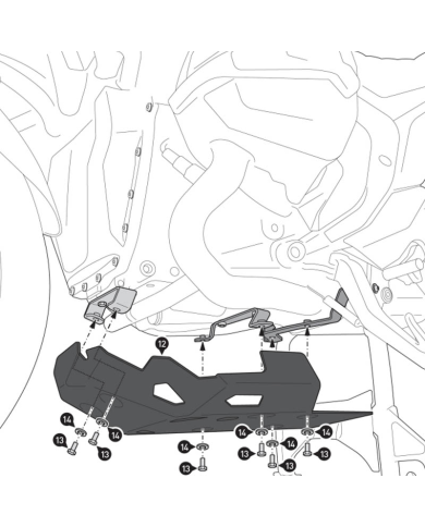 CUBRECARTER SW-MOTECH ENGINE GUARD BMW MSS.07.975.10001/B