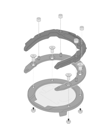 FIJACION BOLSA DE DEPOSITO SW-MOTECH TANK RING PRO BMW TRT.00.787.12700/B