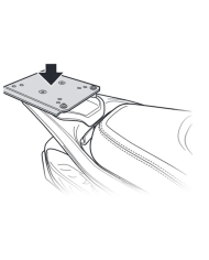 KIT DE FIJACIÓN POSTERIOR SHAD V0BV41ST PIAGGIO BEVERLY 300/400