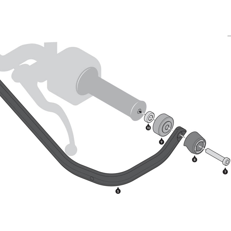KIT DE PROTECTORES DE MANOS Y MANETAS SW-MOTECH BMW HDG.00.220.83400/B
