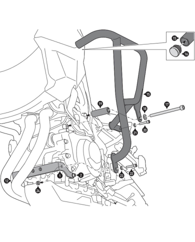 DEFENSAS DE MOTOR SW-MOTECH CRASH BAR BMW SBL.07.897.10100