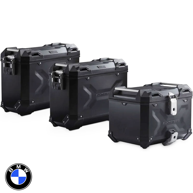 PACK MALETAS LATERALES + BAUL + BOLSAS + SOPORTES SW-MOTECH BMW ADV.07.897.75200/B