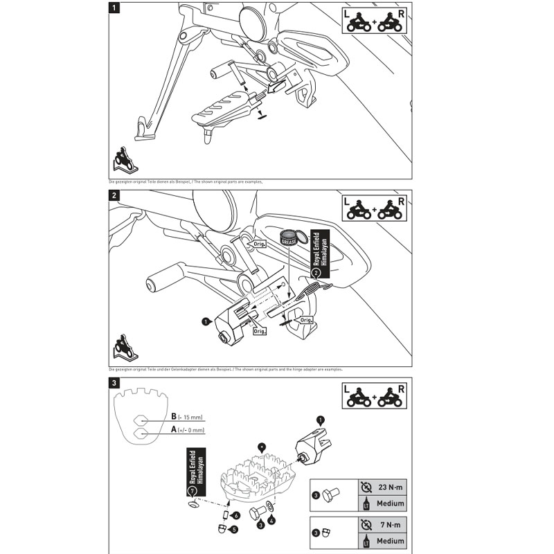 KIT REPOSAPIES SW-MOTECH ION BMW FRS.07.011.10602/B