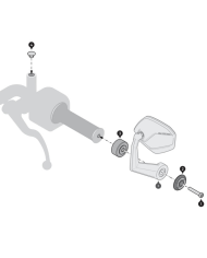 JUEGO DE RETROVISORES SW-MOTECH BMW MIR.07.913.10000