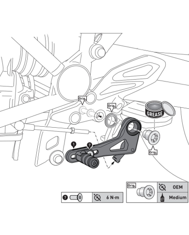 PALANCA DE CAMBIO SW-MOTECH BMW FSC.07.573.10002
