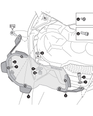 PROTECTOR DE FARO SW-MOTECH BMW LPS.07.786.10001/B