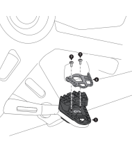 EXTENSION PEDAL DE FRENO SW-MOTECH FBE.07.781.10000/B BMW