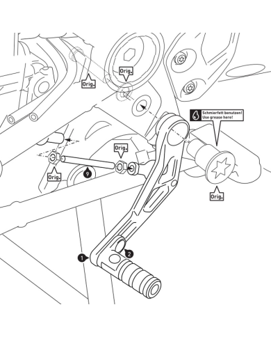 PALANCA DE CAMBIO SW-MOTECH BMW FSC.07.781.10001