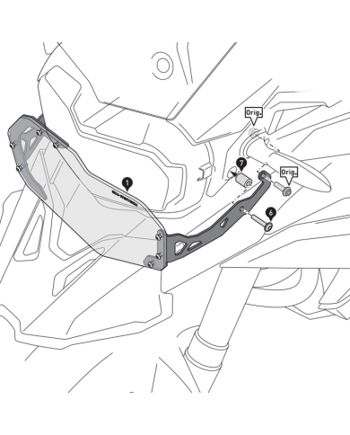PROTECTOR DE FARO SW-MOTECH BMW LPS.07.897.10001/B