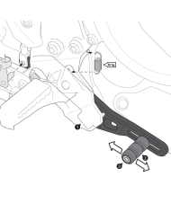 PEDAL DE FRENO SW-MOTECH BMW FBL.07.897.10000