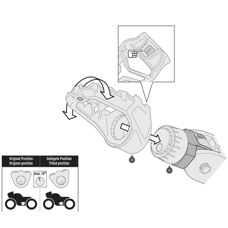 KIT REPOSAPIES SW-MOTECH EVO HONDA FRS.01.112.10600/B