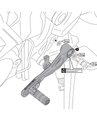 PALANCA DE CAMBIO SW-MOTECH HONDA FSC.01.622.10001