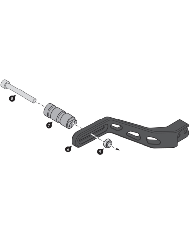 PEDAL DE FRENO SW-MOTECH HONDA FBL.01.070.10000