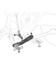 PALANCA DE CAMBIO SW-MOTECH HONDA FSC.01.070.10001