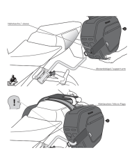 PACK SW-MOTECH DE ALFORJAS Y SEPARADORES PRO BLAZE HONDA BC.HTA.01.740.30700