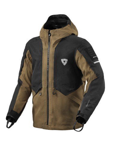 CHAQUETA REVIT TECTONIC H2O BLACK/BROWN