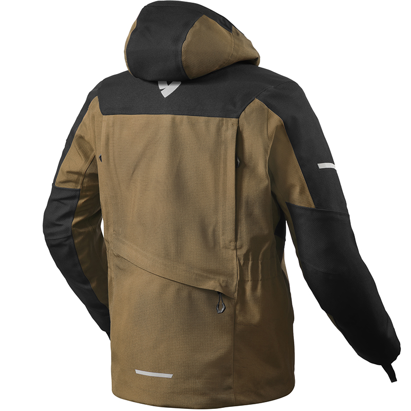 CHAQUETA REVIT TECTONIC H2O BLACK/BROWN