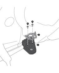 EXTENSION PEDAL DE FRENO SW-MOTECH YAMAHA/HONDA FBE.01.699.10000/B