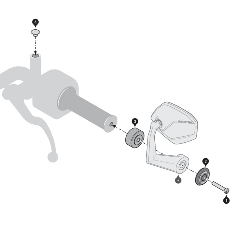 JUEGO DE RETROVISORES SW-MOTECH HONDA MIR.01.903.10000