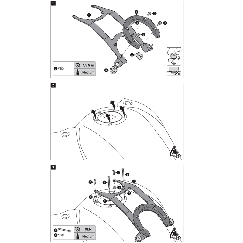 FIJACION BOLSA DE DEPOSITO SW-MOTECH TANK RING EVO HONDA TRT.00.640.21200/B