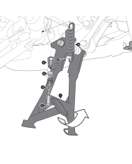 CABALLETE CENTRAL SW-MOTECH HONDA HPS.01.919.10002/B