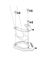 EXTENSIÓN CABALLETE LATERAL SW-MOTECH HONDA STS.01.548.10000