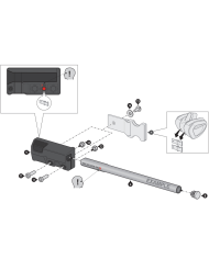 BARRAS SEPARADORAS SW-MOTECH PARA ALFORJAS BLAZE HONDA HTA.01.740.85900/B