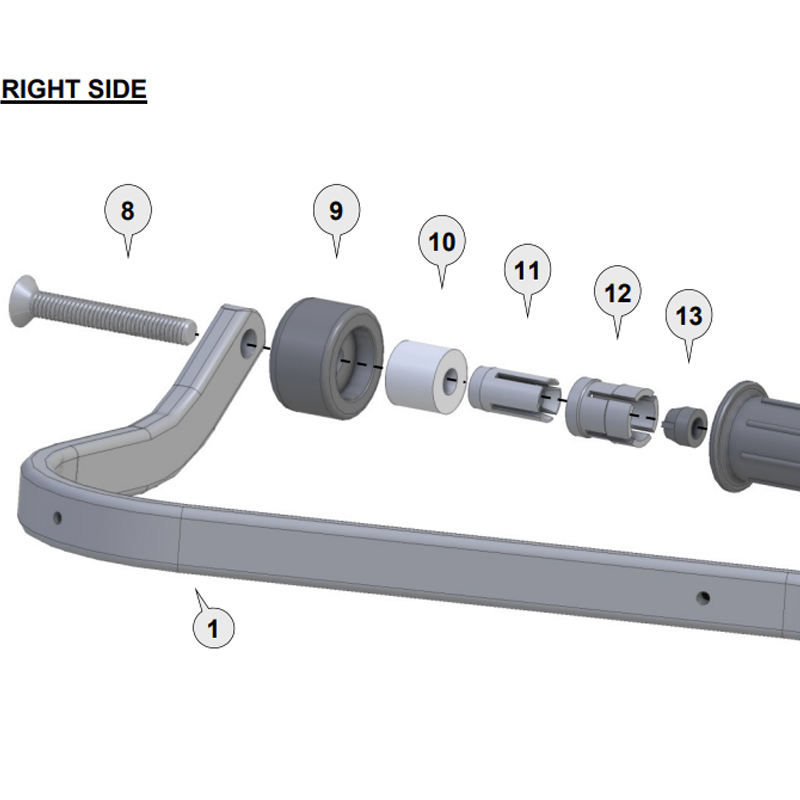 KIT DE MONTAJE PROTECTORES DE MANOS SW-MOTECH BARKBUSTERS HONDA BHG-081-00-NP