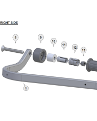KIT DE MONTAJE PROTECTORES DE MANOS SW-MOTECH BARKBUSTERS HONDA BHG-081-00-NP