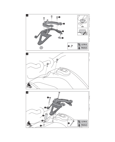FIJACION BOLSA DE DEPOSITO SW-MOTECH ION YAMAHA TRT.00.475.21300/B