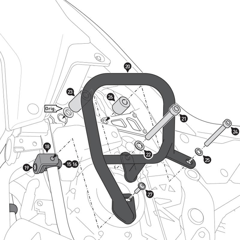 DEFENSAS DE MOTOR SW-MOTECH CRASH BAR YAMAHA SBL.06.799.10200/B