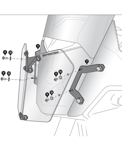 PROTECTOR DE FARO SW-MOTECH YAMAHA LPS.06.799.10001/B