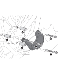 PROTECTOR DE LA BOMBA DE AGUA SW-MOTECH YAMAHA SCT.06.799.10000