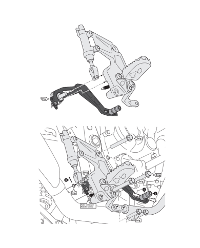 PEDAL DE FRENO SW-MOTECH YAMAHA FBL.06.799.10000