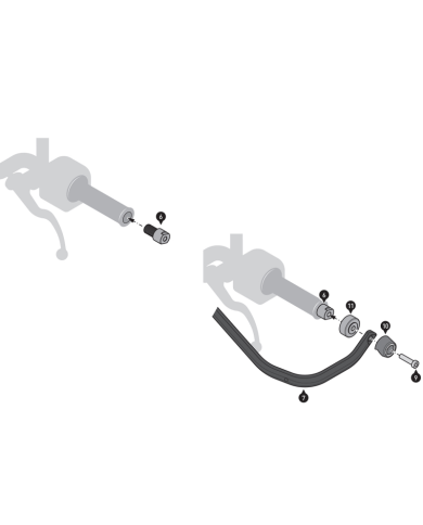 KIT DE PROTECTORES DE MANOS Y MANETAS SW-MOTECH YAMAHA HDG.00.220.80902/B