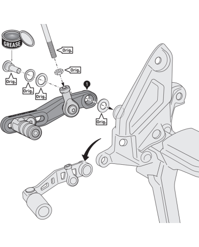 PALANCA DE CAMBIO SW-MOTECH YAMAHA FSC.06.799.10002