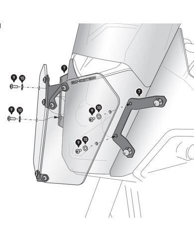 PROTECTOR DE FARO SW-MOTECH YAMAHA LPS.06.522.10000/B